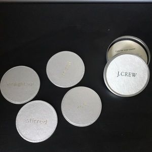 🍸 J. Crew Drink Coasters 🍷